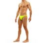 Modus Vivendi Viral Vinyl Low Cut Brief in Neon Yellow