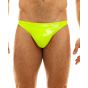 Modus Vivendi Viral Vinyl Low Cut Brief in Neon Yellow