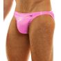 Modus Vivendi Viral Vinyl Low Cut Brief in Neon Pink 