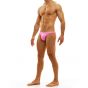 Modus Vivendi Viral Vinyl Low Cut Brief in Neon Pink 