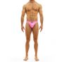 Modus Vivendi Viral Vinyl Tanga in Neon Pink