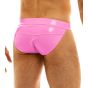 Modus Vivendi Viral Vinyl Tanga in Neon Pink