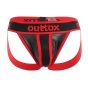 Outtox Fetish Jockstrap in Black with Red Accents