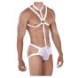 Pikante Dominante Harness Jockstrap in Weiß