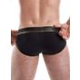 Pump Ribbed Brief in Army Green