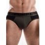 Pump Ribbed Brief in Army Green