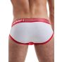 Pump Ribbed Brief in Rot