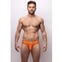 Sukrew Klassiker Brief in Jaffa Orange mit Highlights