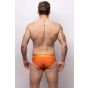 Sukrew Klassiker Brief in Jaffa Orange mit Highlights