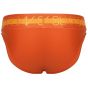 Sukrew Klassiker Brief in Jaffa Orange mit Highlights