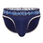 Sukrew Klassiker Brief in Marineblau/Cream