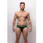 Sukrew Klassiker Brief in Schwarz mit Highlights