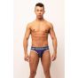 Sukrew V-Thong in Marineblau/Cream