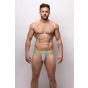 Sukrew V-Thong in Grey with Neon Highlights