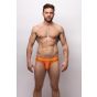 Sukrew V-Thong in Jaffa Orange with Neon Highlights