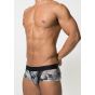 Toot Katsushika Hukusai Chicken Flock Nano Boxershort in Grau