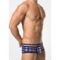 Toot Plaid Super Nano Boxershort in Blau