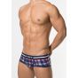 Toot Plaid Super Nano Boxershort in Blue