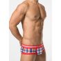 Toot Plaid Super Nano Boxershort in Red