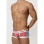 Toot Regimental Stripe Nano Boxershort in Red