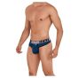 Xtremen Microfiber Thong in Petrol Blue