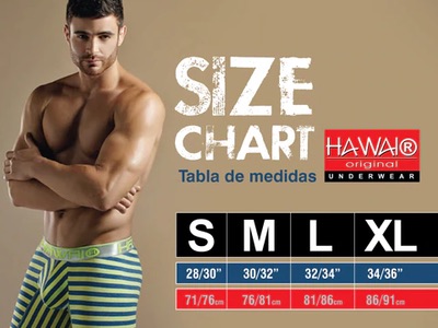 Hawai Sizecharts